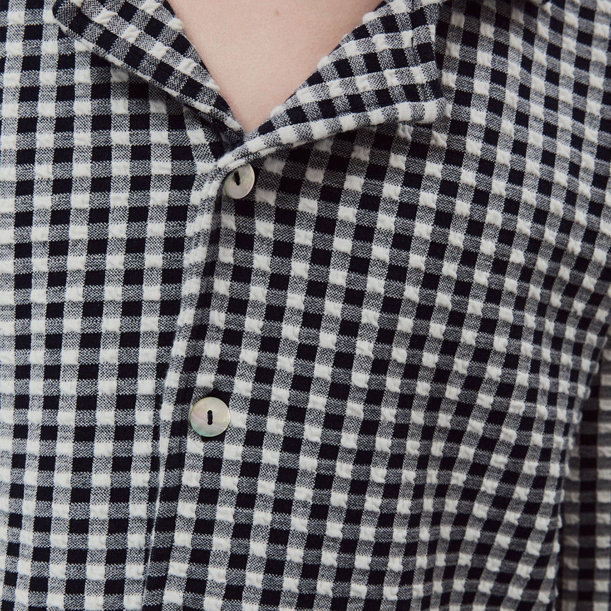 Polo S/S Vacation Shirt - Navy Check