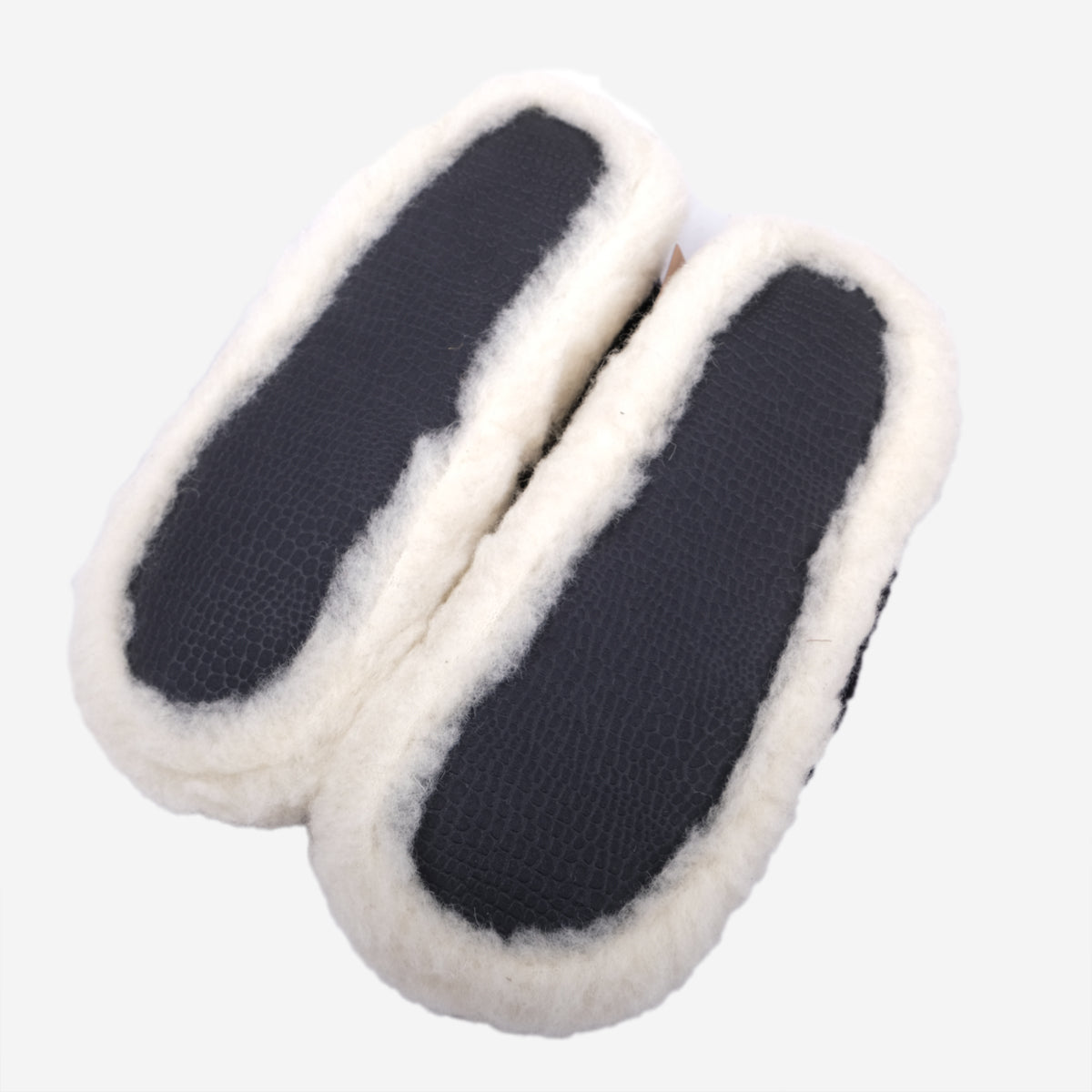 Siberian Wool Slippers - Dark Green