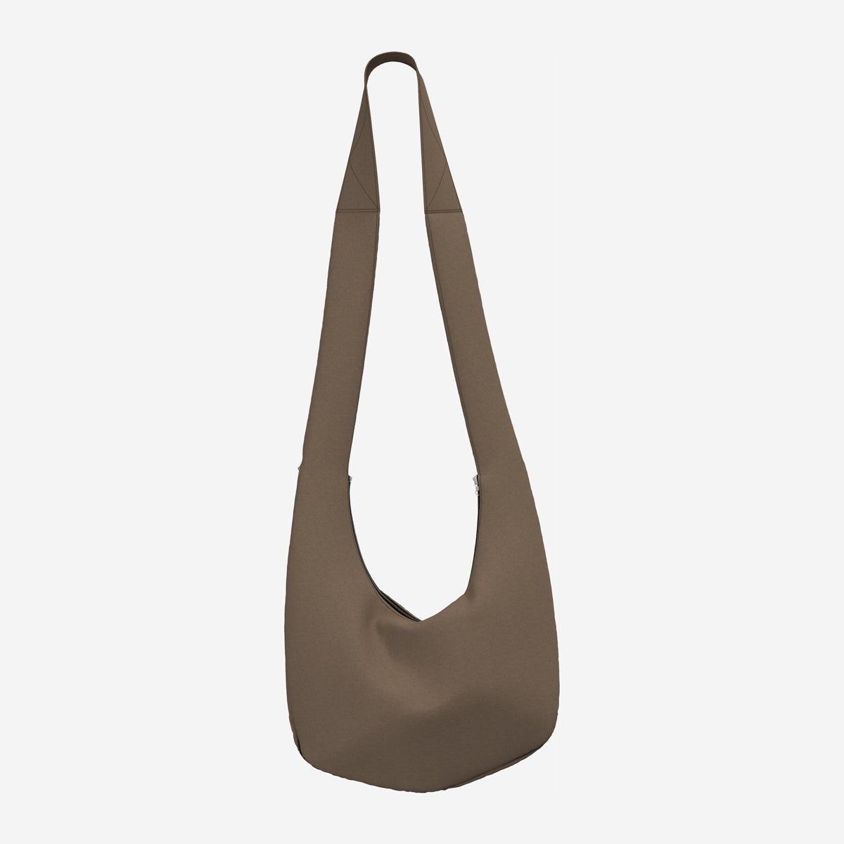Slinger Shoulder Bag - Brown Herringbone