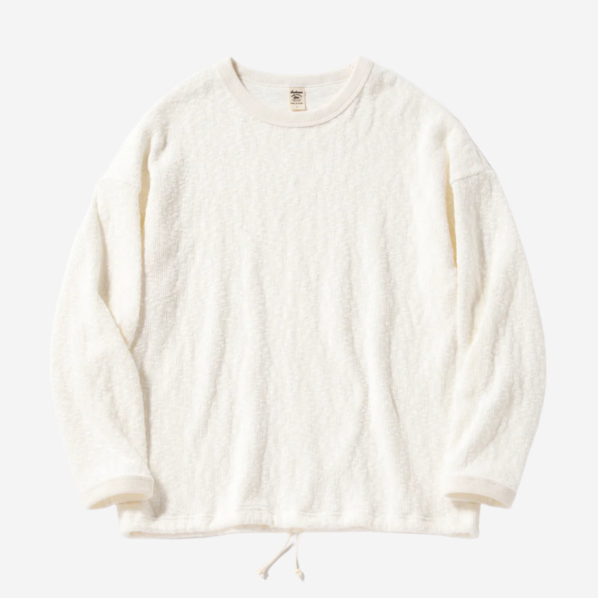 Slub Himo LS Knit - White
