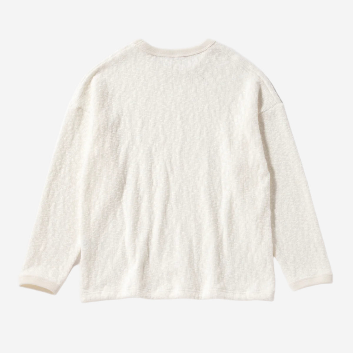 Slub Himo LS Knit - White