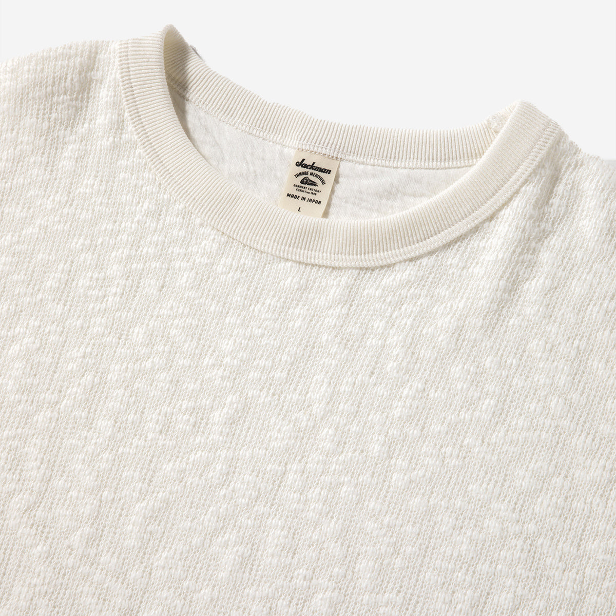 Slub Himo LS Knit - White