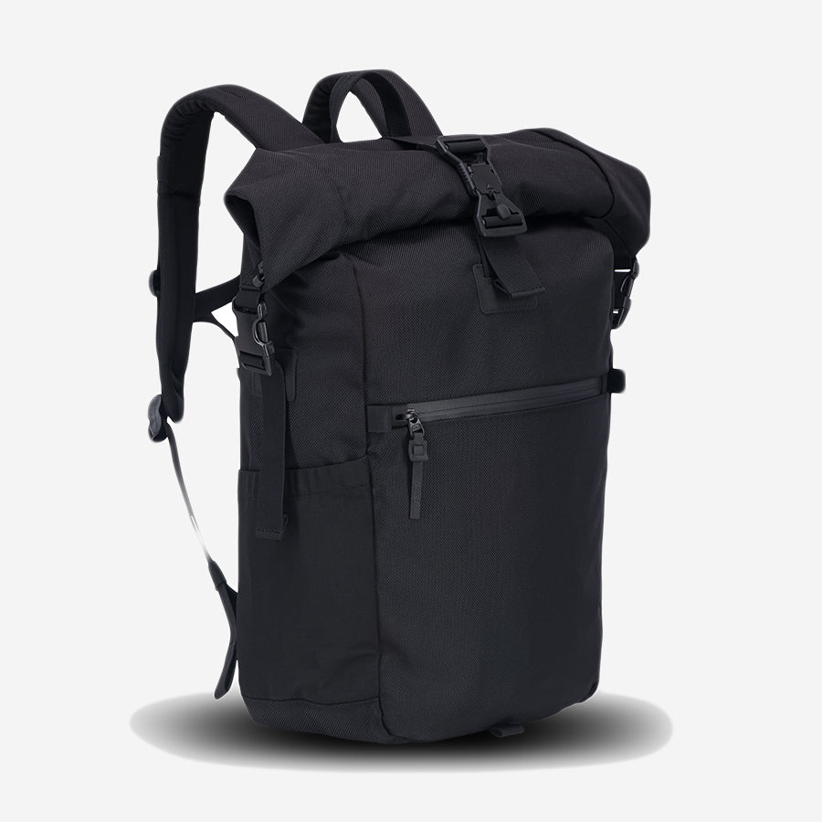 Spark Rolltop Backpack - Cordura® Ballistic Nylon - Black