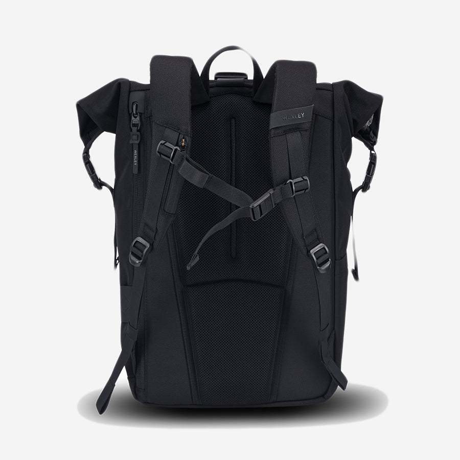 Spark Rolltop Backpack - Cordura® Ballistic Nylon - Black