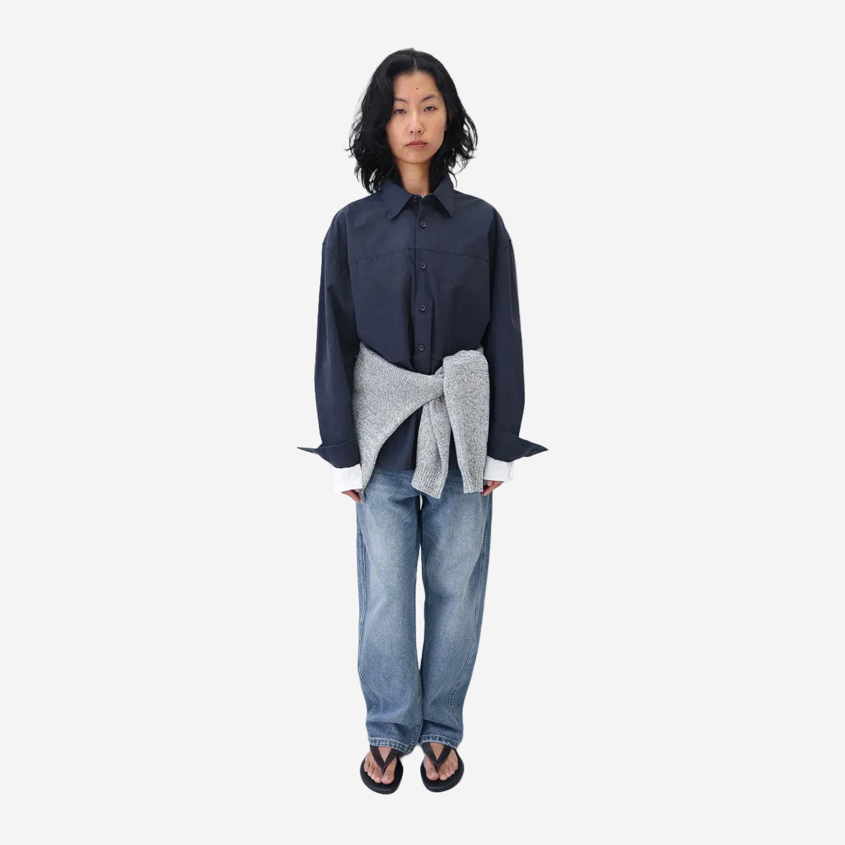 Straight Cut Denim 13oz Pants - Stonewashed Indigo