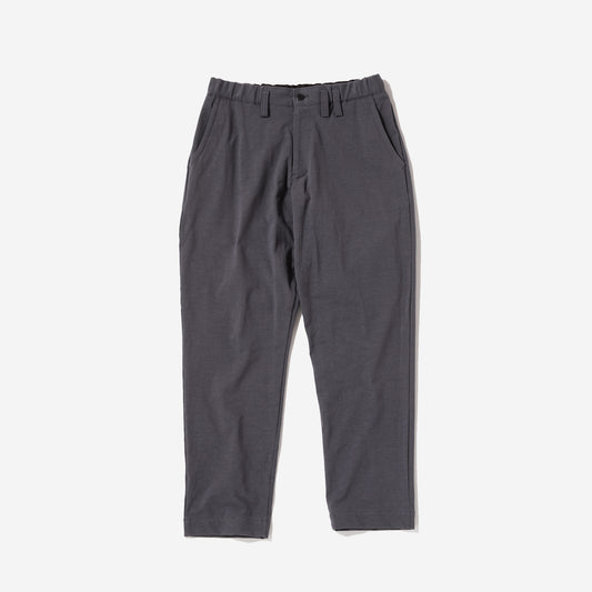 Stretch Peg-Top Easy Trousers - Dark Grey