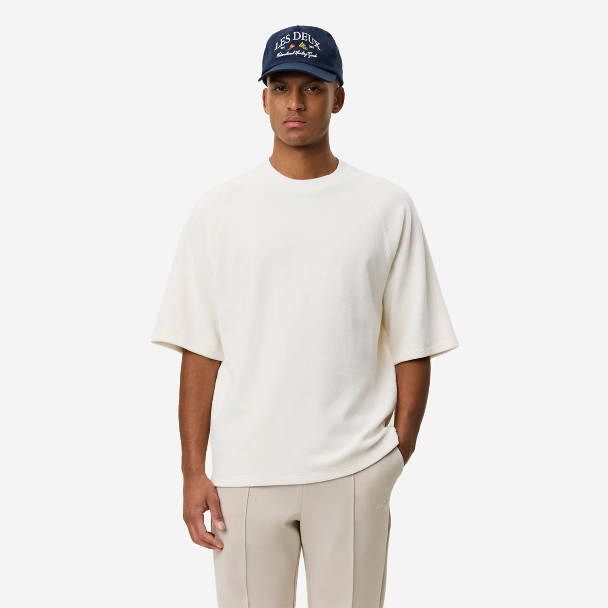 Sully Loose Towel T-shirt - Light Ivory