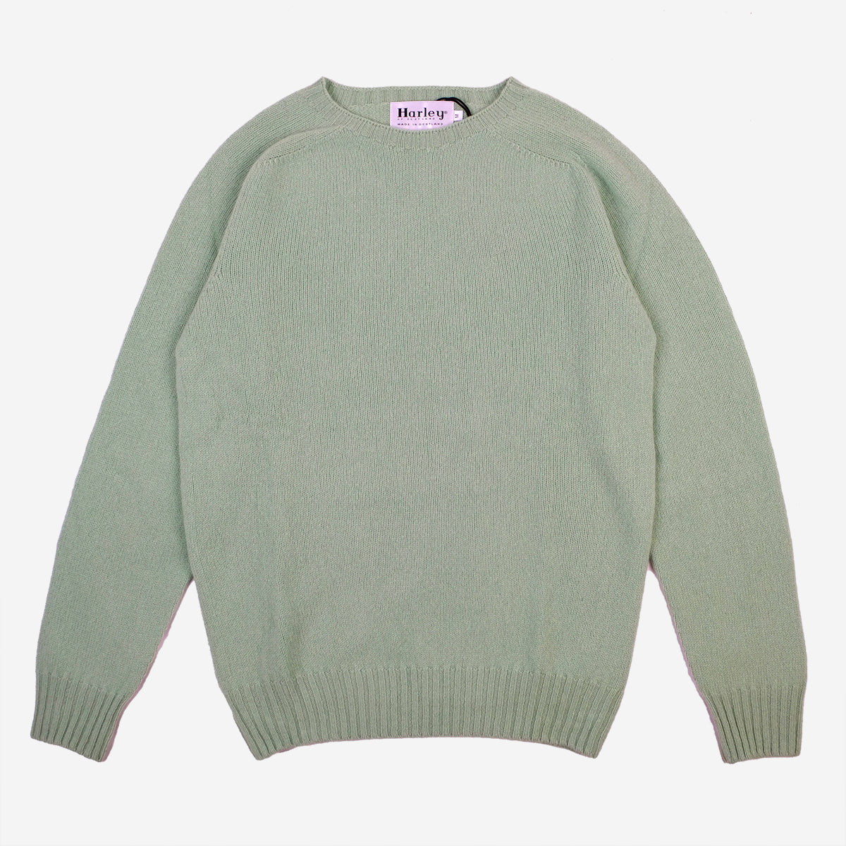 Superfine Lambswool Crew Sweater - Aniseed