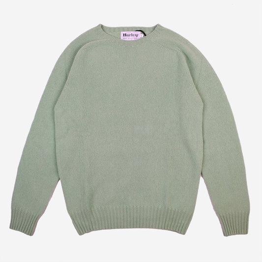 Superfine Lambswool Crew Sweater - Aniseed