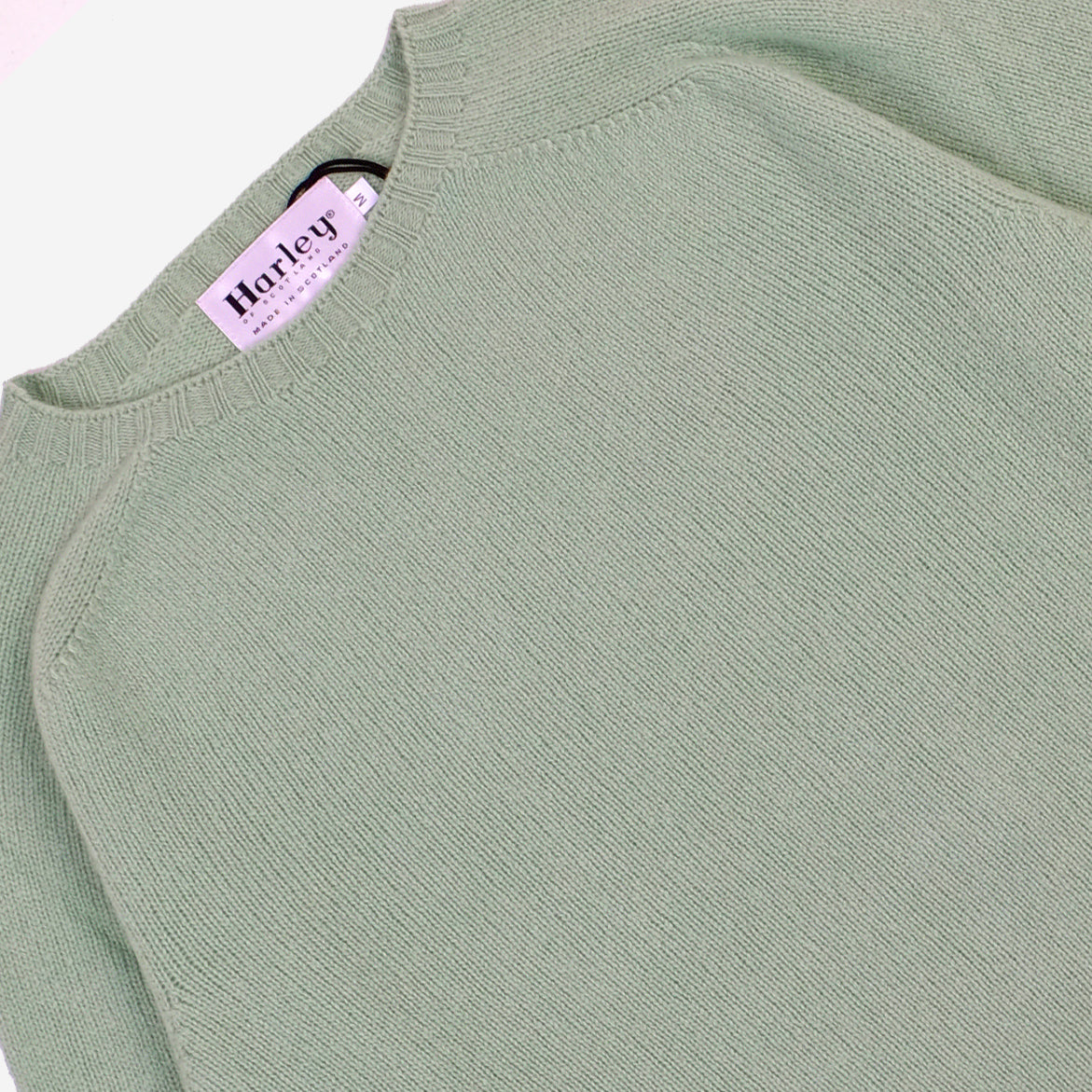 Superfine Lambswool Crew Sweater - Aniseed