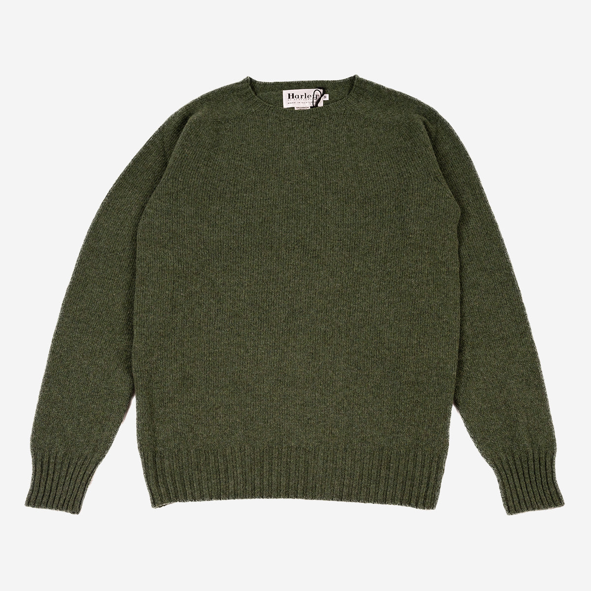 Superfine Lambswool Crew Sweater - Serpentine