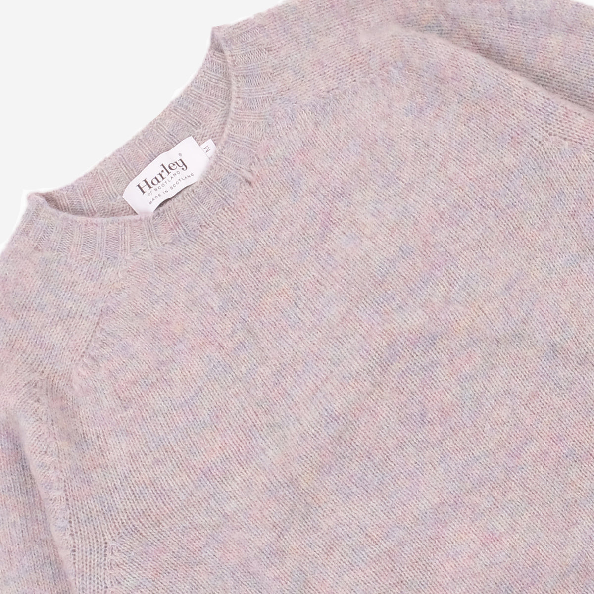 Supersoft Shaggy Wool Crew Sweater - Aurora