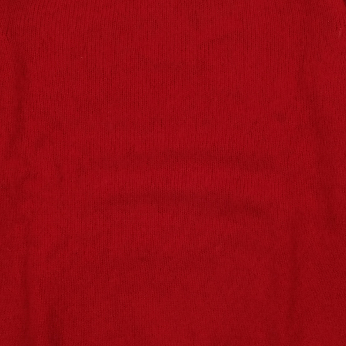 Supersoft Shaggy Wool Crew Sweater - Cardinal Red