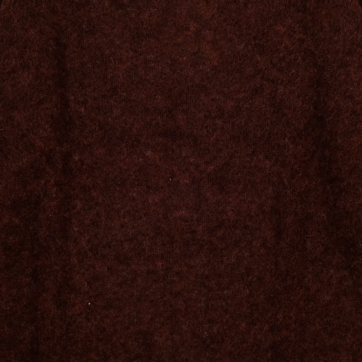 Supersoft Shaggy Wool Crew Sweater - Marron