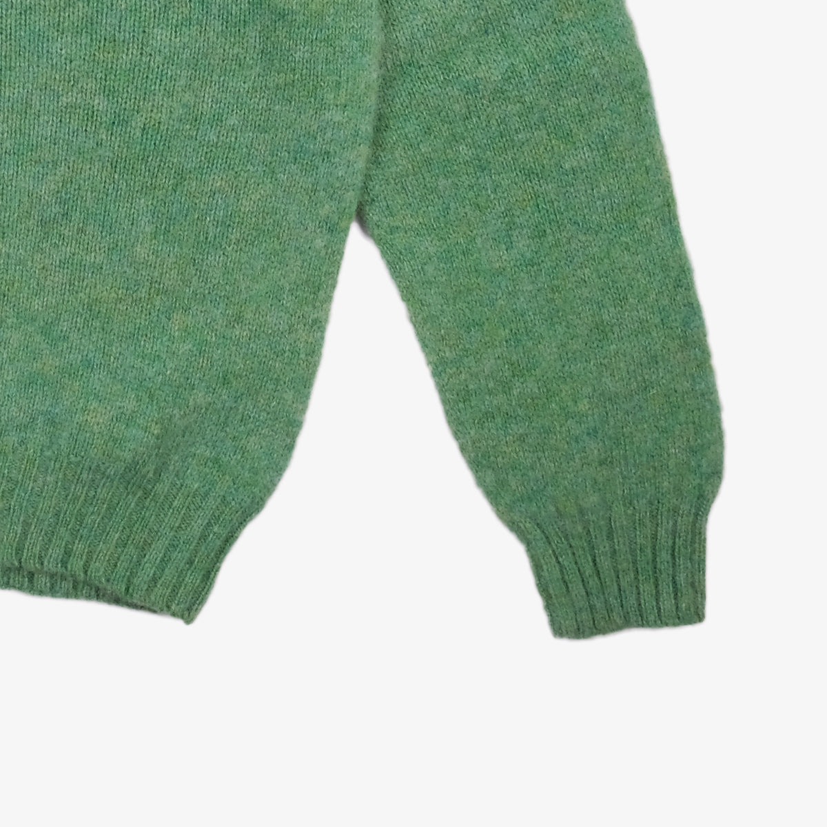 Supersoft Shaggy Wool Crew Sweater - Parsley