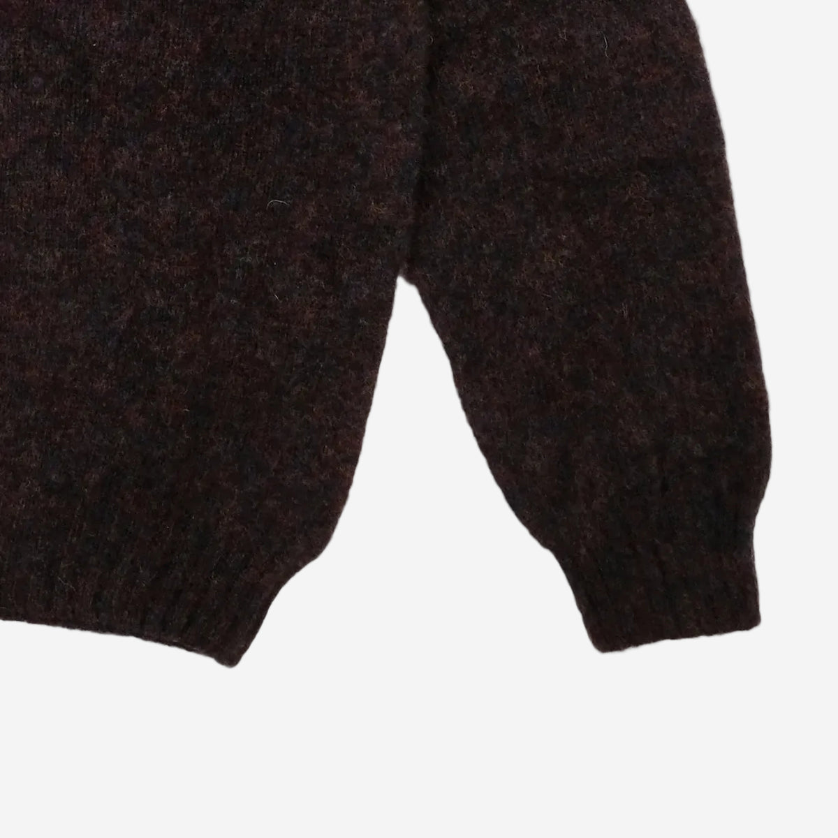 Supersoft Shaggy Wool Crew Sweater - Volcano
