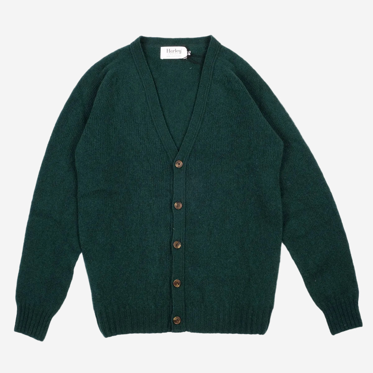Supersoft Wool Saddle Cardigan - Tartan