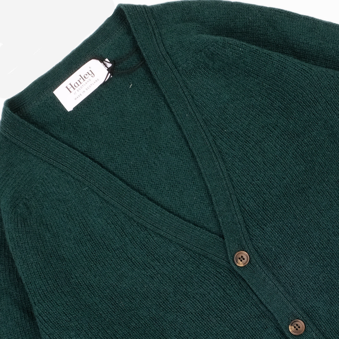 Supersoft Wool Saddle Cardigan - Tartan