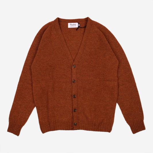 Supersoft Wool Saddle Cardigan - Whisky