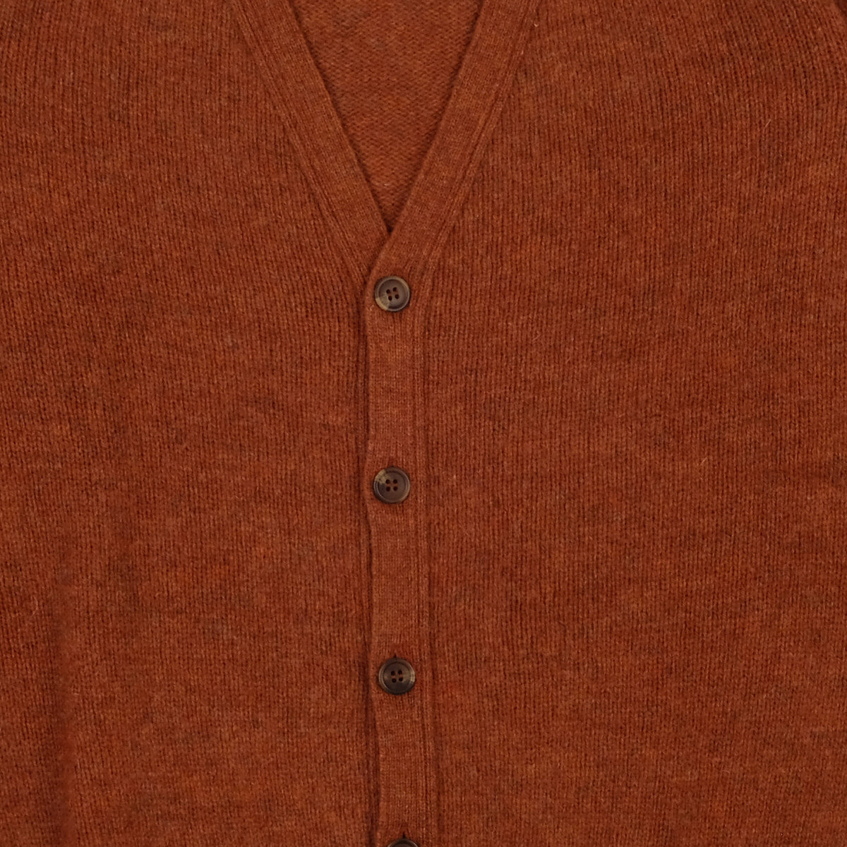 Supersoft Wool Saddle Cardigan - Whisky