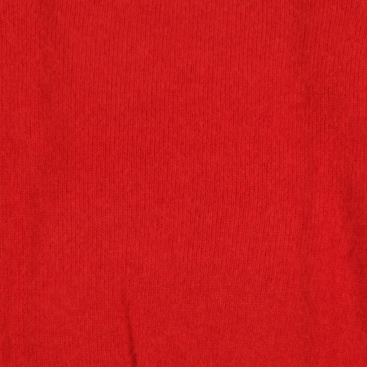 Supersoft Shaggy Wool Crew Sweater - Carmen Red