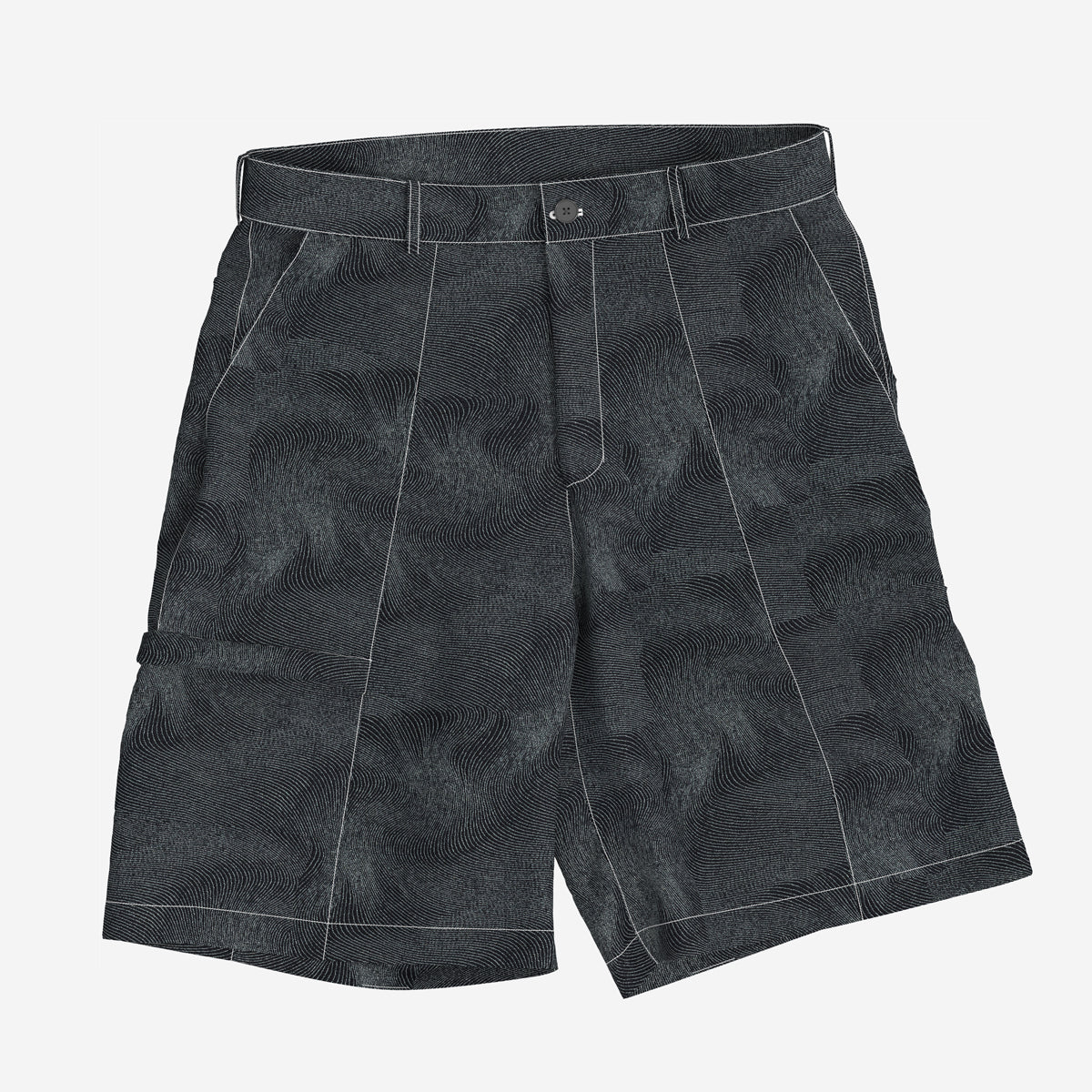 Tae Wide Cargo Shorts - Wave Denim