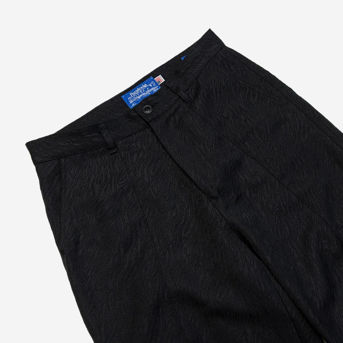 TAE Wide Cargo Pant - Black Jacquard