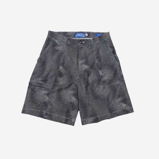 Tae Wide Cargo Shorts - Wave Denim