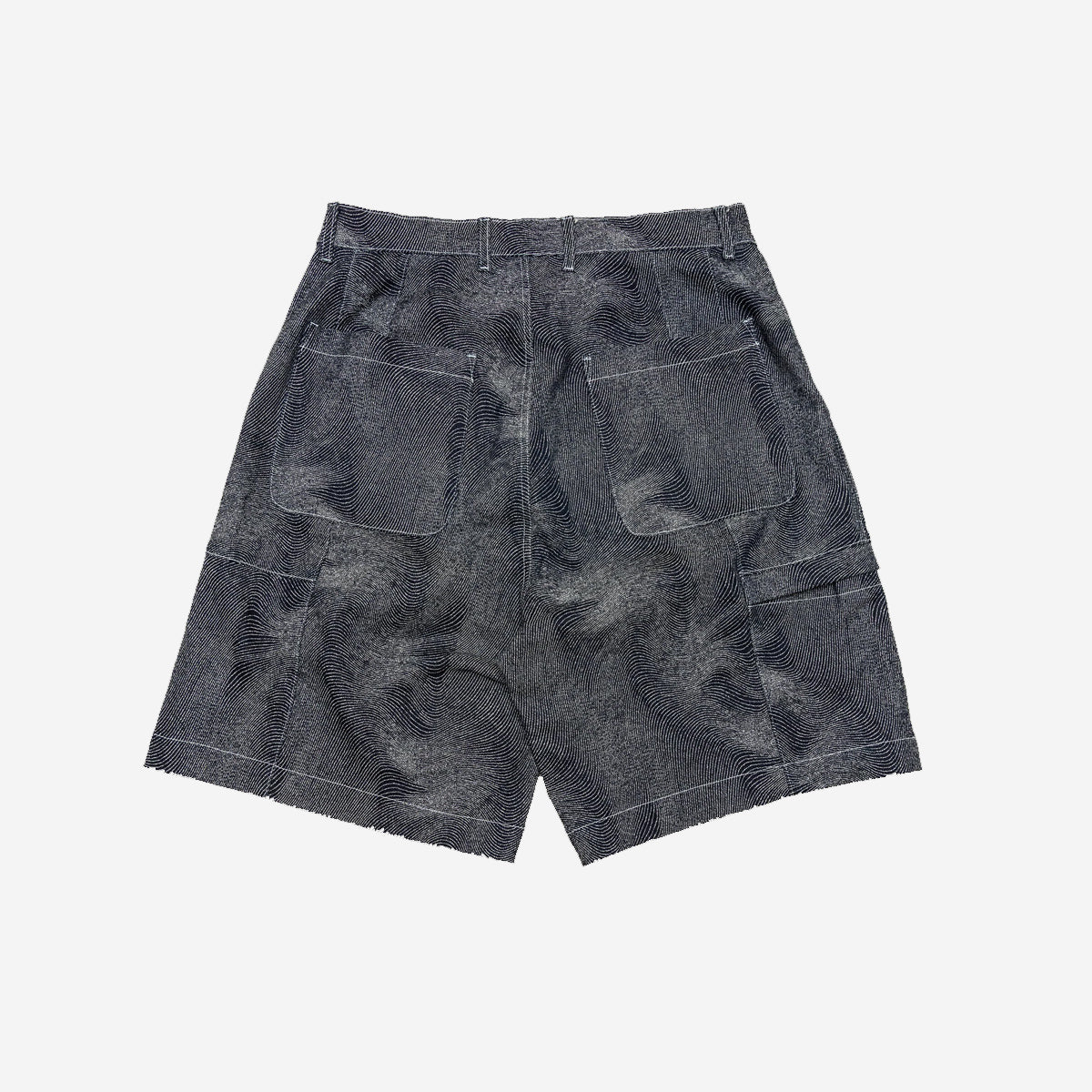 Tae Wide Cargo Shorts - Wave Denim