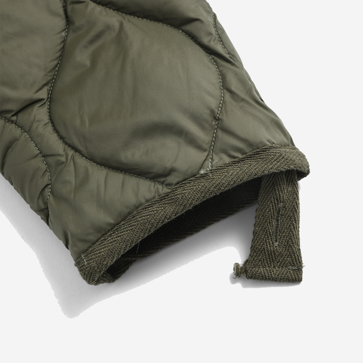 Military Zip V-Neck Down Soft Shell Jacket - Dark Navy