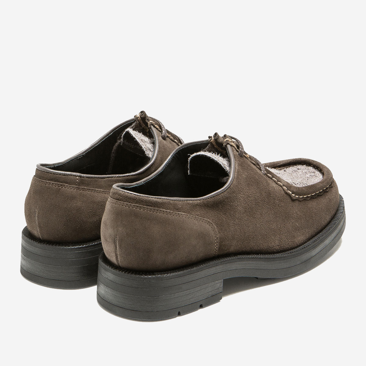 Tambour VS Suede Tyrolean Shoes - Brown