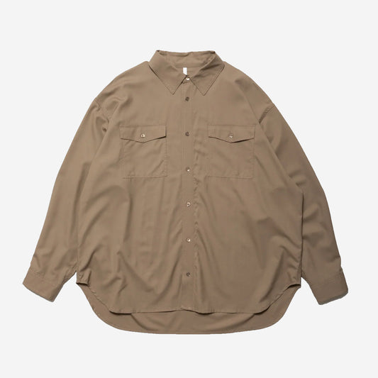 Tech Wool Shirt - Beige