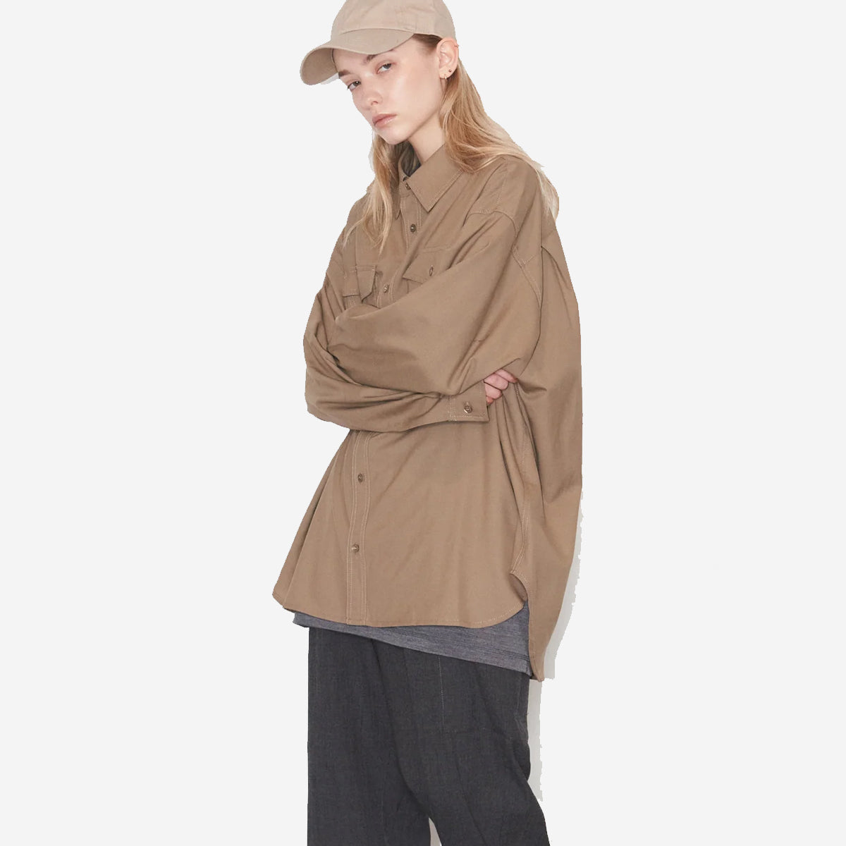 Tech Wool Shirt - Beige