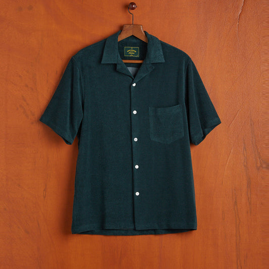 Terry Easy S/S Vacation Shirt - Green