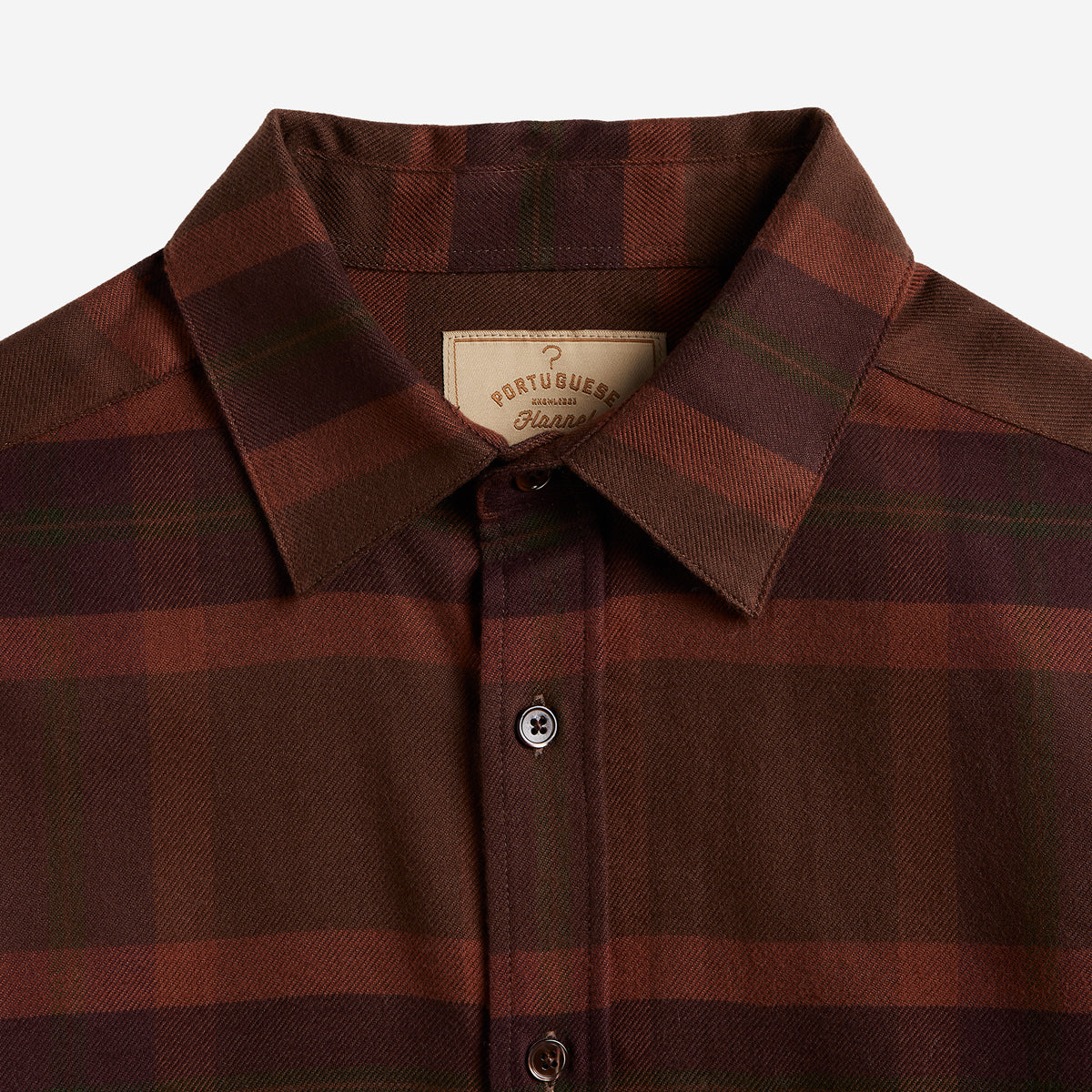 Timber Plaid Flannel Shirt - Brown/Ember