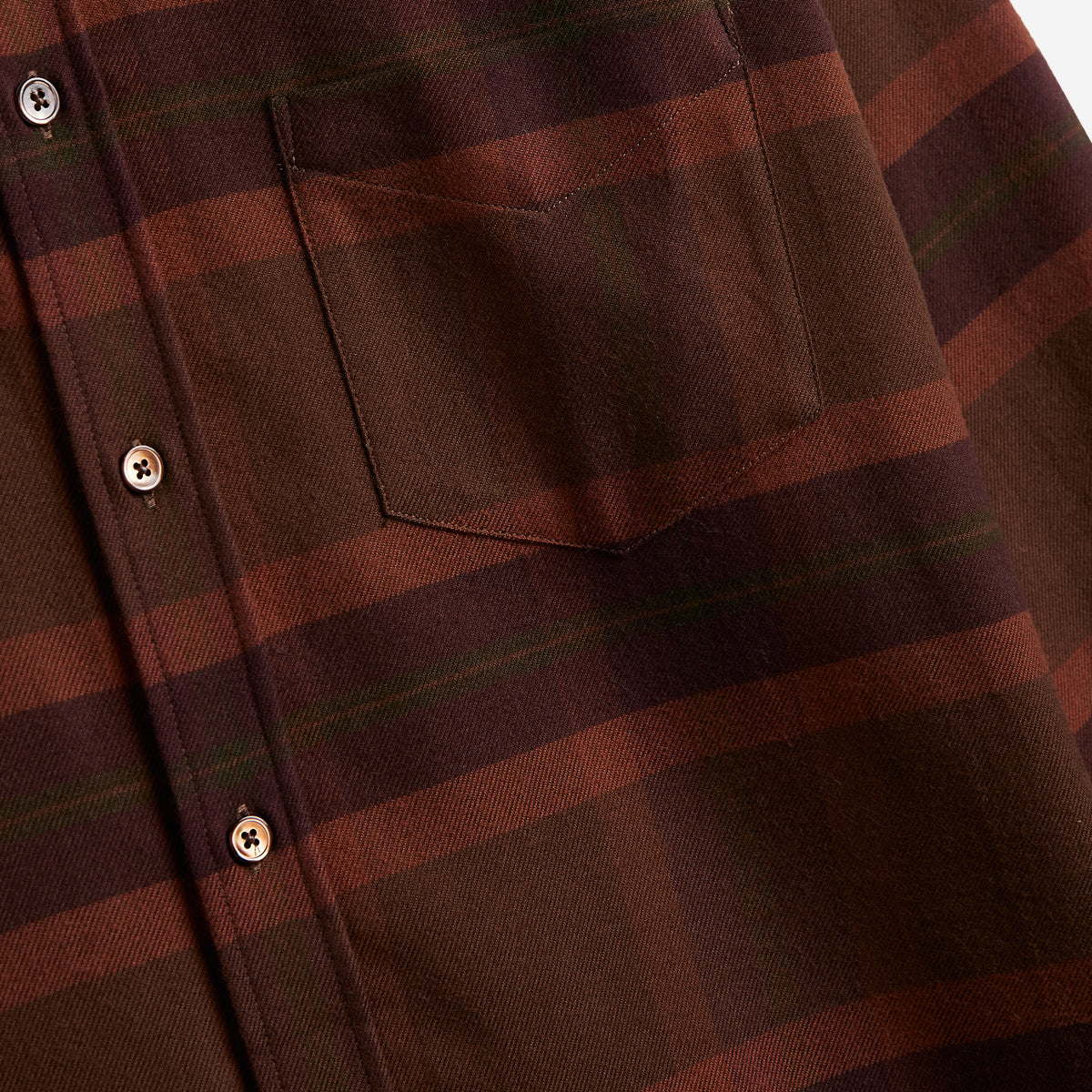 Timber Plaid Flannel Shirt - Brown/Ember