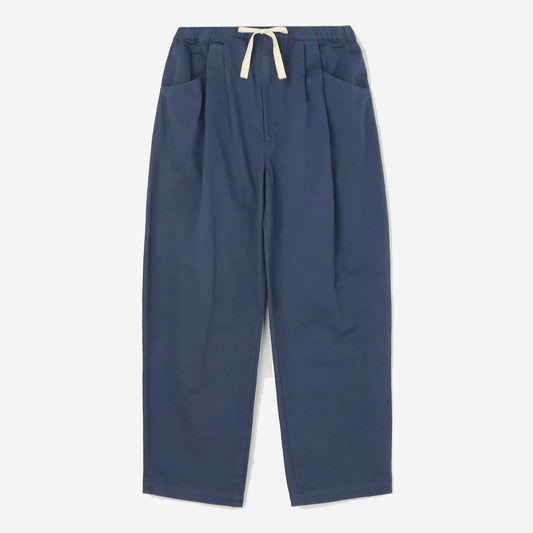 Two-Tuck Heavy Twill Easy Pants - Blue