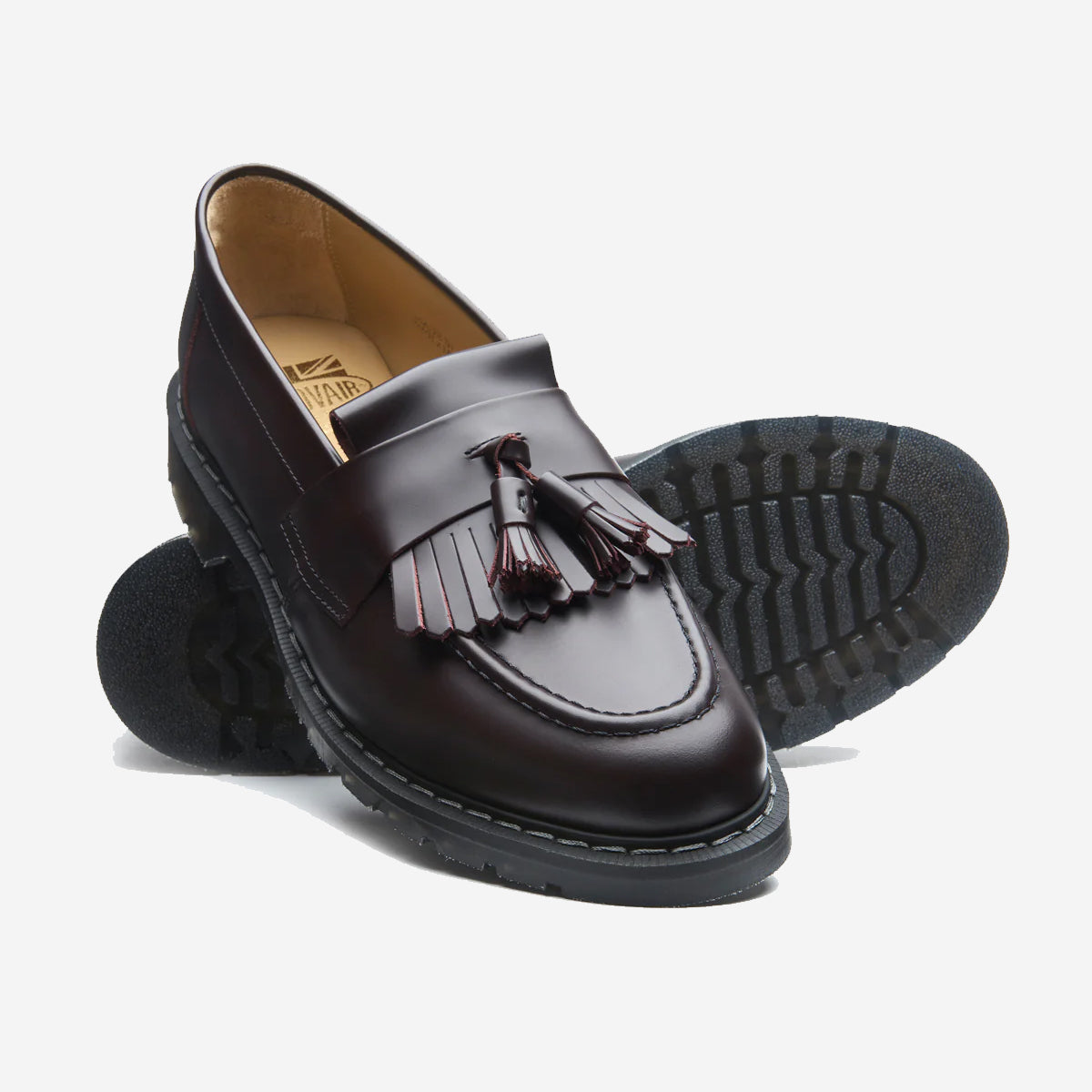 Tassel Loafer with Long Fringe - Cordovan Hi-Shine