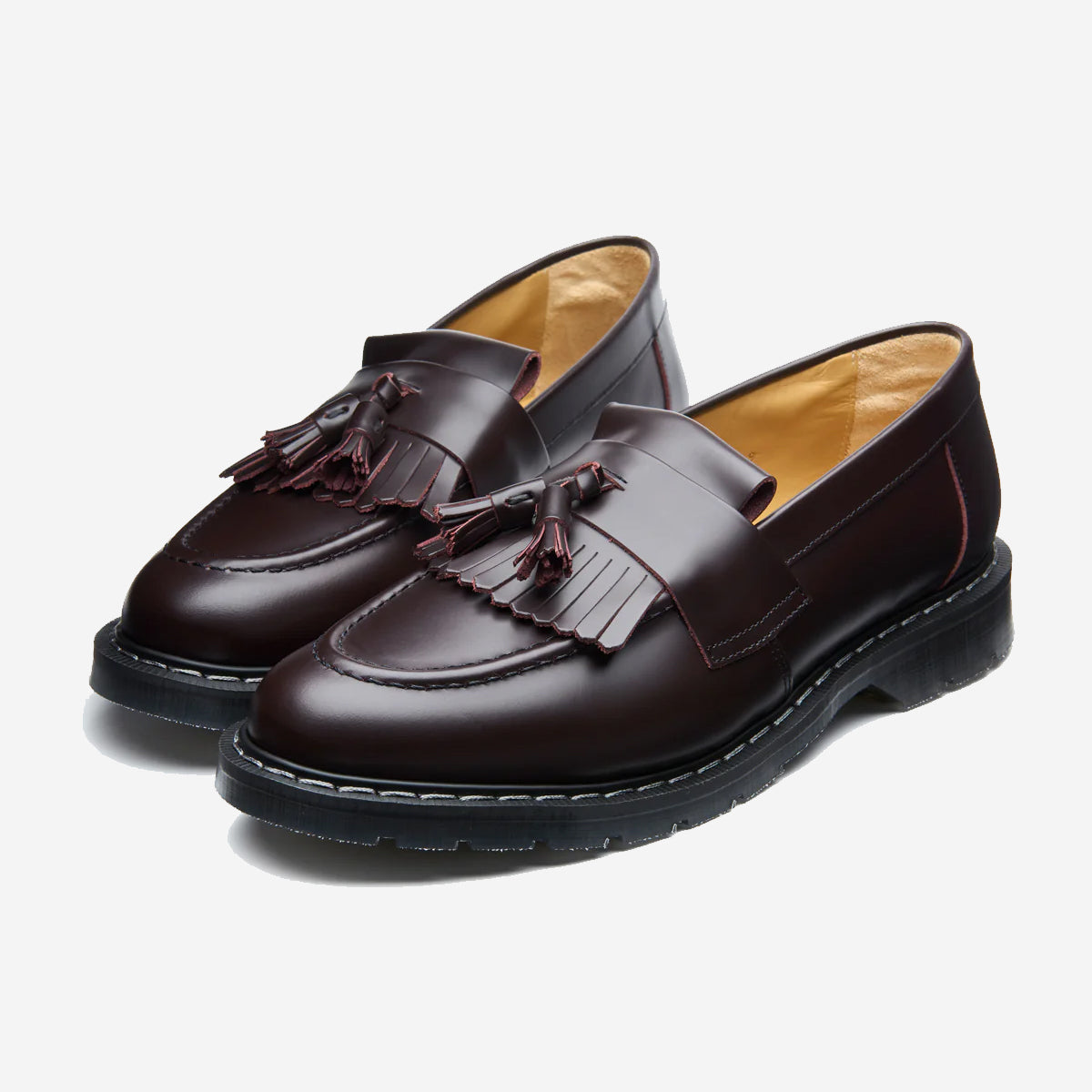 Tassel Loafer with Long Fringe - Cordovan Hi-Shine