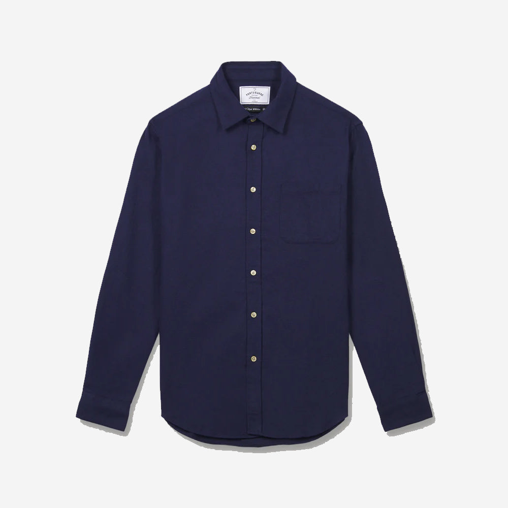 Teca Flannel Shirt - Navy