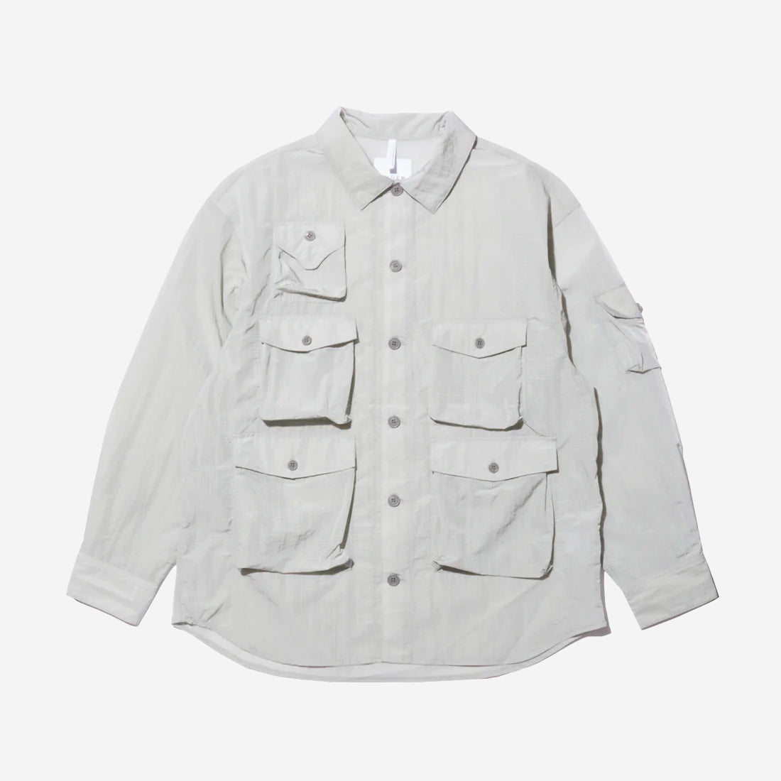 Tech Ripstop Pocket Overshirt II - Light Grey