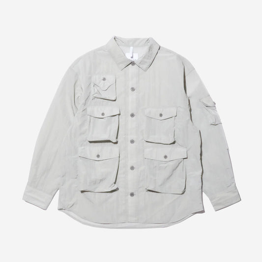 Tech Ripstop Pocket Overshirt II - Light Grey
