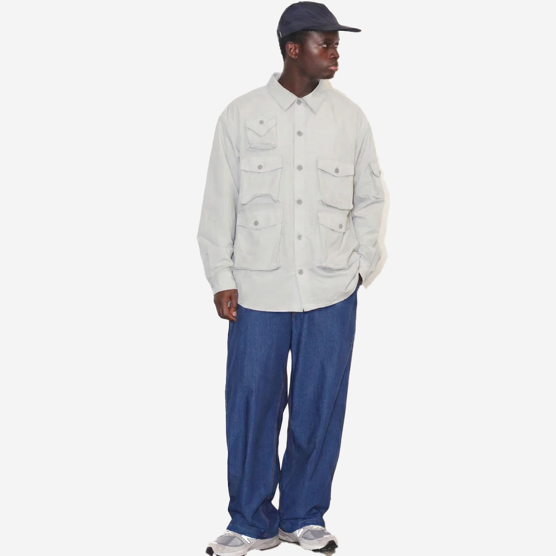 Tech Ripstop Pocket Overshirt II - Light Grey