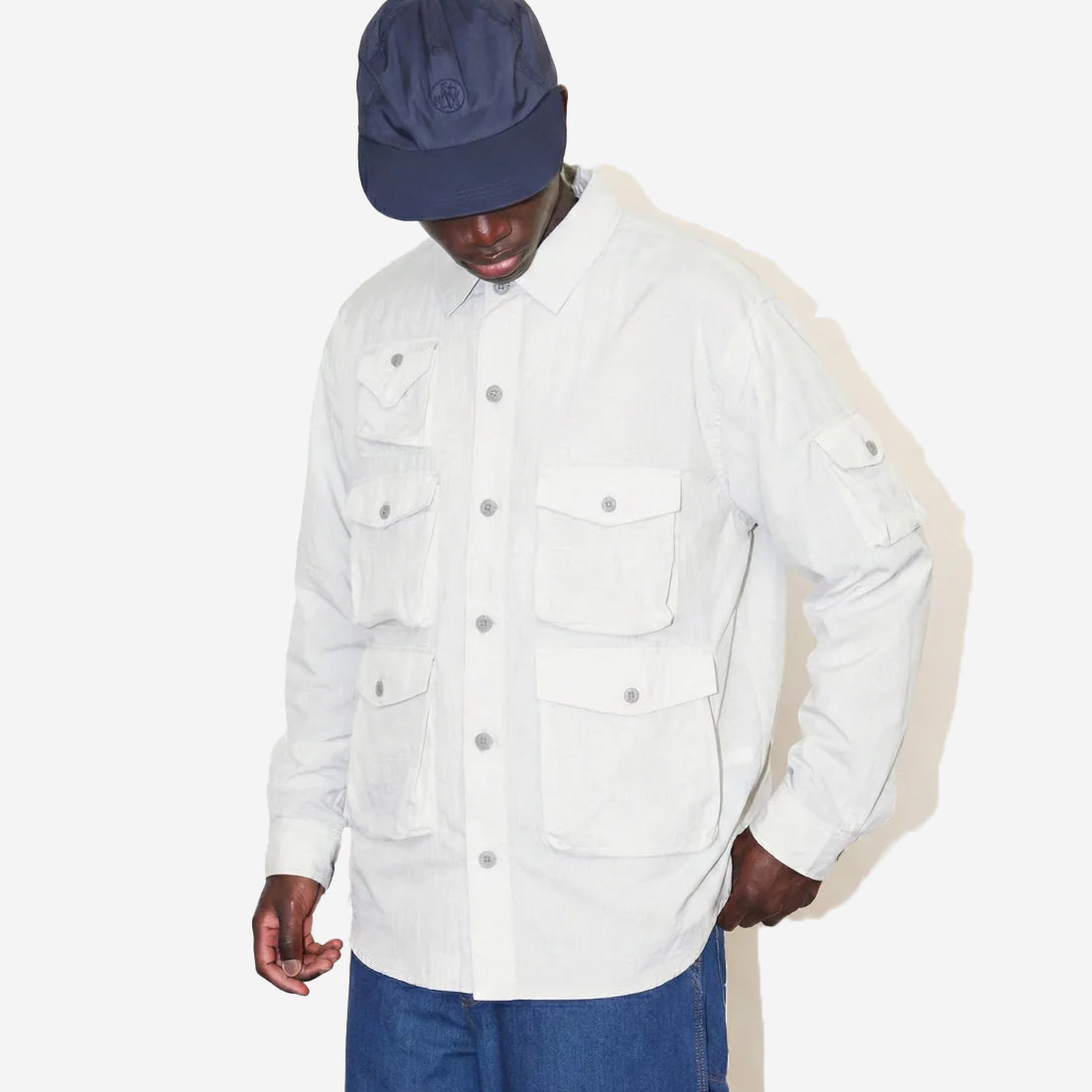 Tech Ripstop Pocket Overshirt II - Light Grey