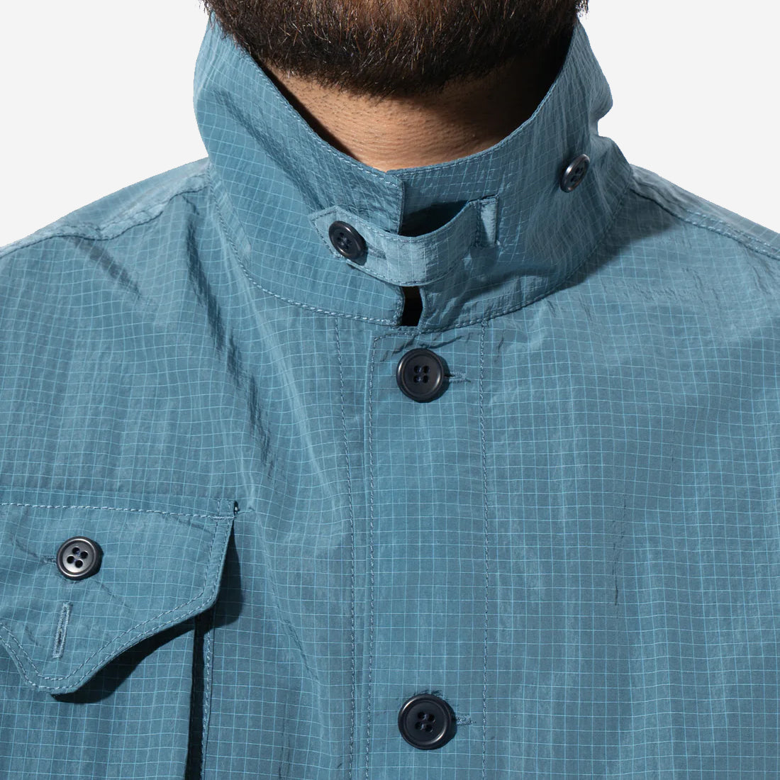 Tech Ripstop Pocket Overshirt II - Light Grey