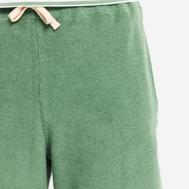 Terry Cotton Shorts - Ivy
