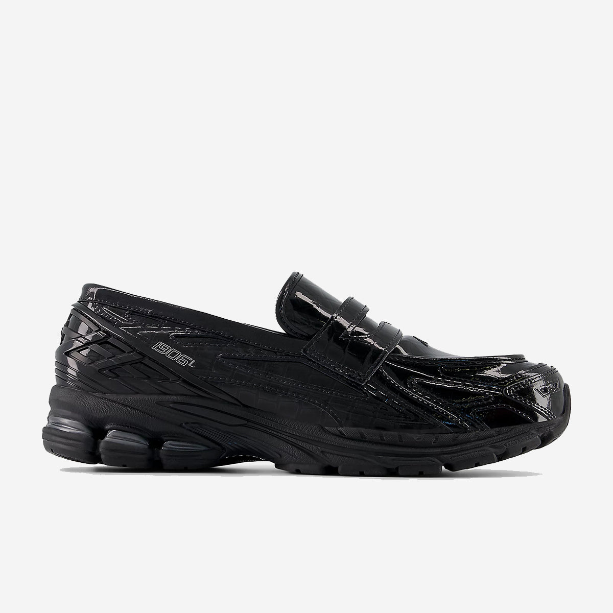 U1906LCR Loafer - Black Croc