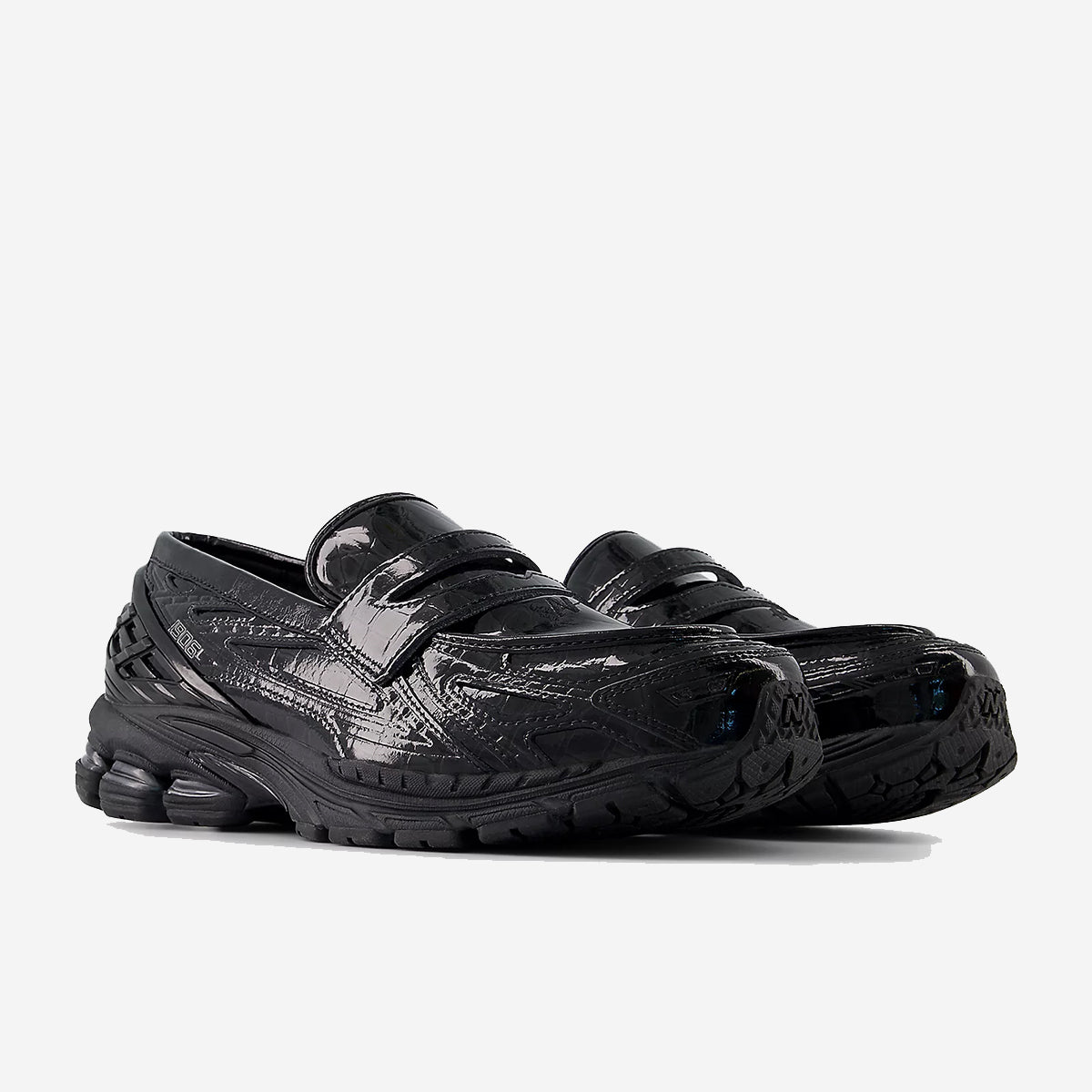 U1906LCR Loafer - Black Croc