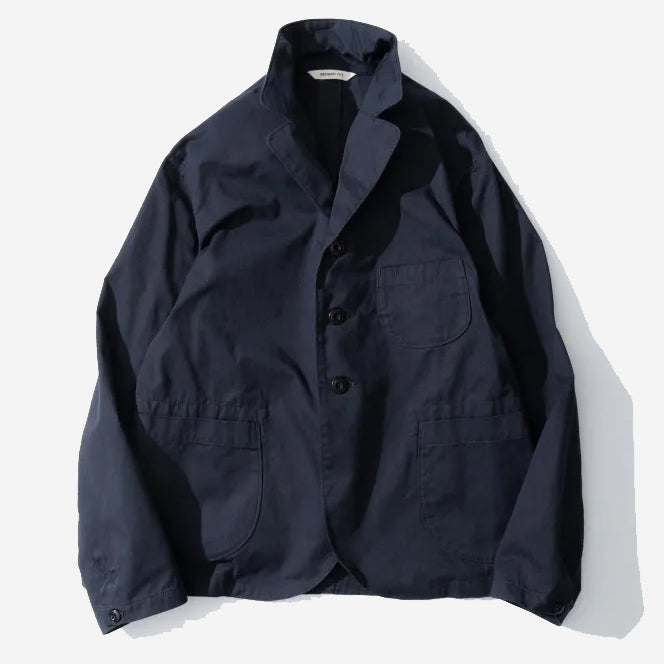 Chino Uniform Blazer Jacket - Navy