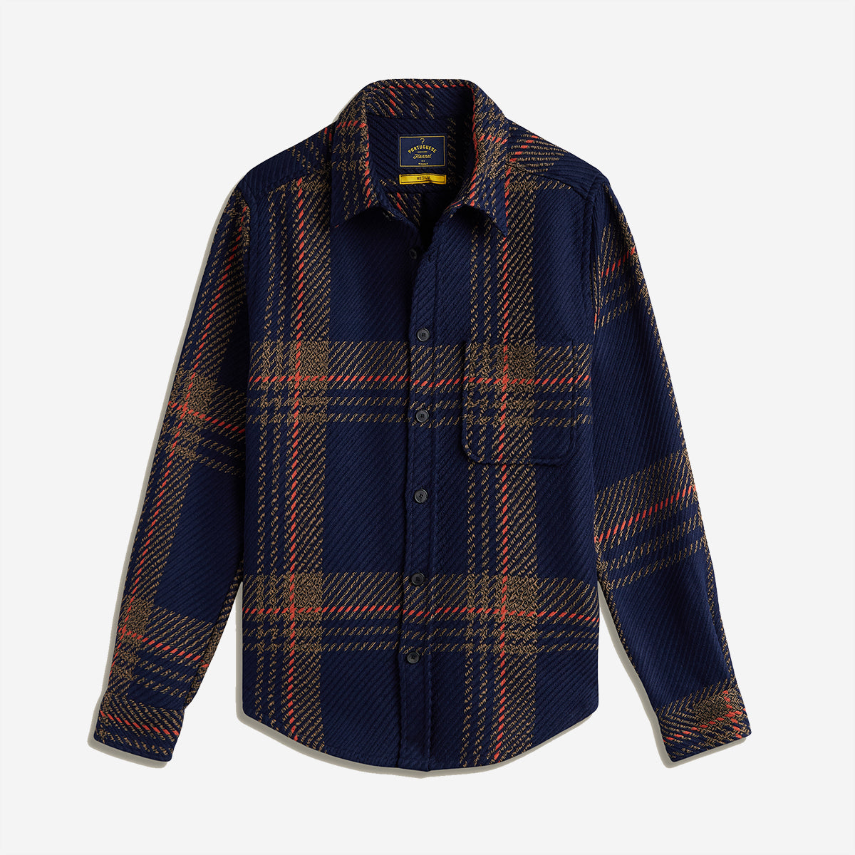 Upper Plaid Woven Overshirt - Blend